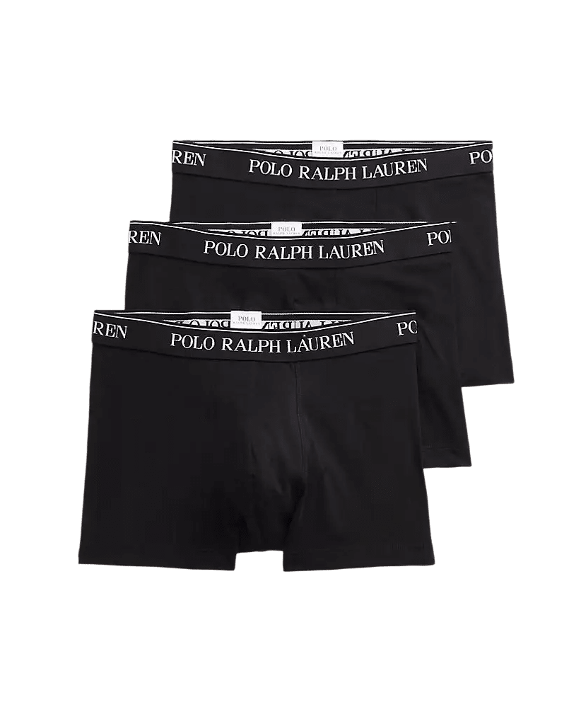 POLO RALPH LAUREN - Lot de 3 boxers en coton stretch Noir - Lothaire