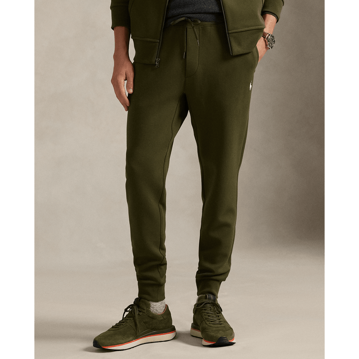 POLO RALPH LAUREN - Pantalon de jogging jersey double Olive compagnie - Lothaire