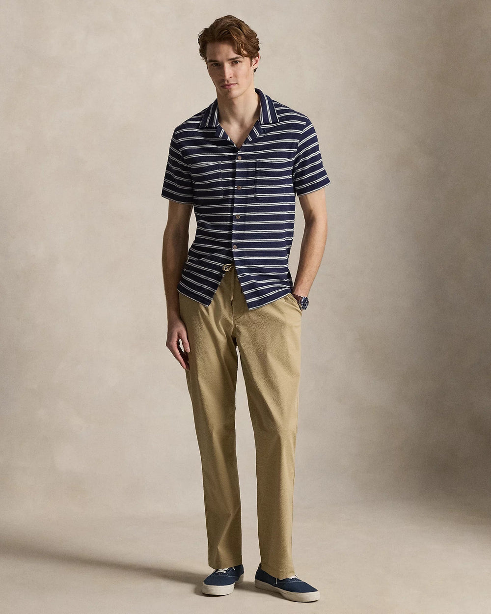 POLO RALPH LAUREN - Pantalon Prepster performance Classic Kaki - Lothaire