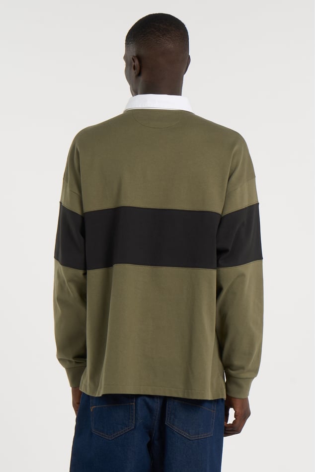 POLO RALPH LAUREN - Polo à col zippé Vert olive - Lothaire
