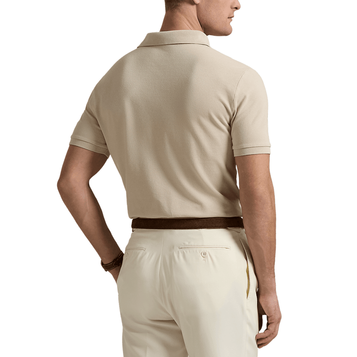 POLO RALPH LAUREN - Polo Big Pony en piqué coupe ajustée Beige - Lothaire