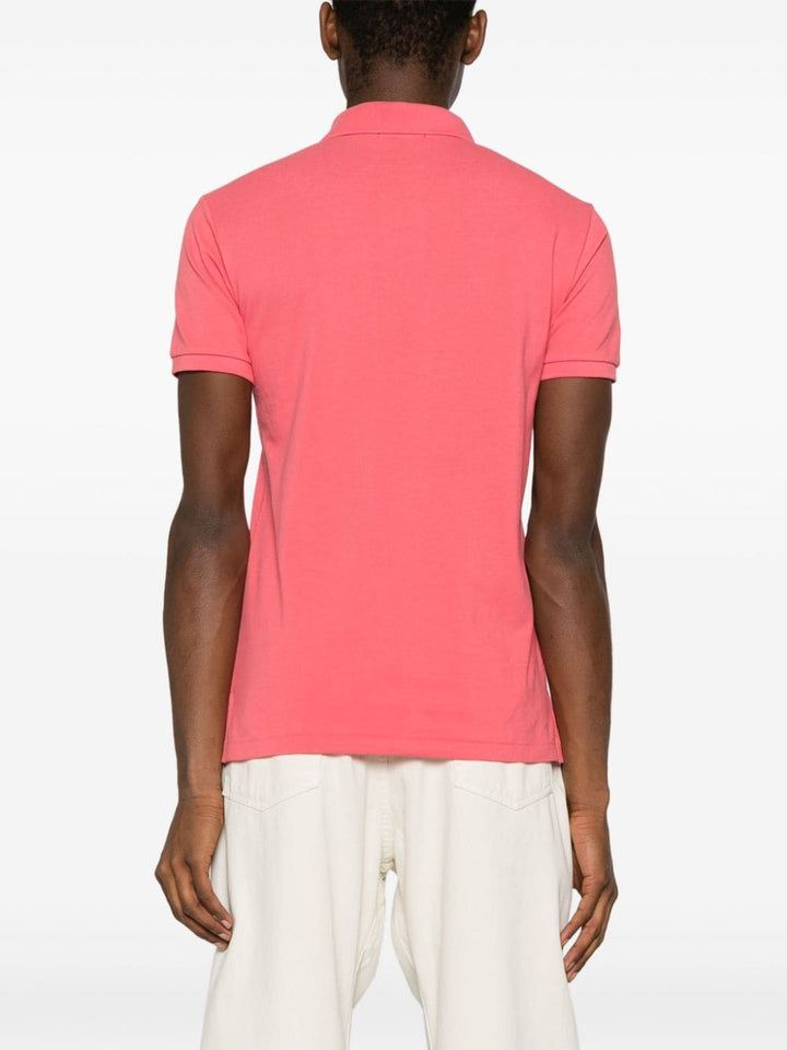 Polo Ralph Lauren - Polo cintré en coton piqué Pale Red - Lothaire