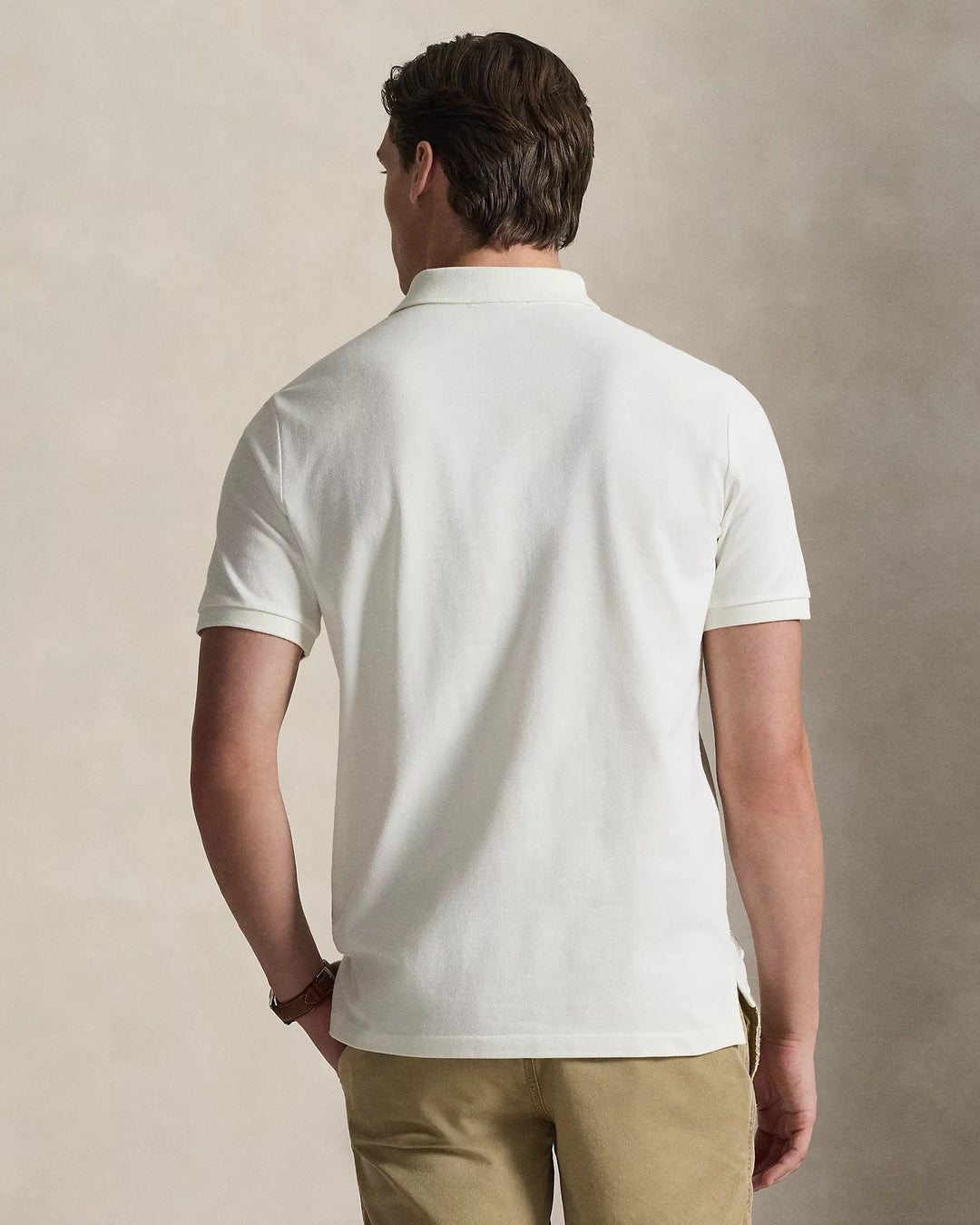 POLO RALPH LAUREN - Polo classique à motif en piqué Blanc Nevis - Lothaire