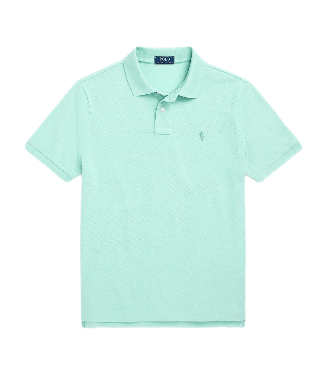 Polo Ralph Lauren - Polo coupe ajustée en piqué celadon/c7580 - Lothaire