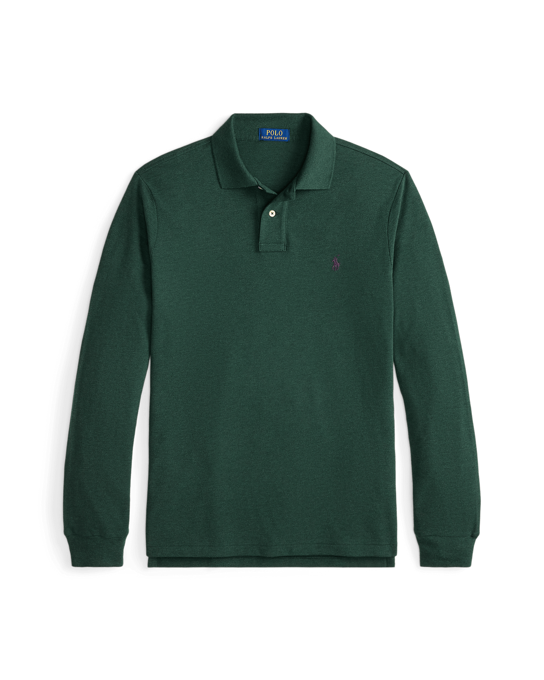 POLO RALPH LAUREN - Polo Custom Slim Fit en piqué Sctoch Pine Heather - Lothaire