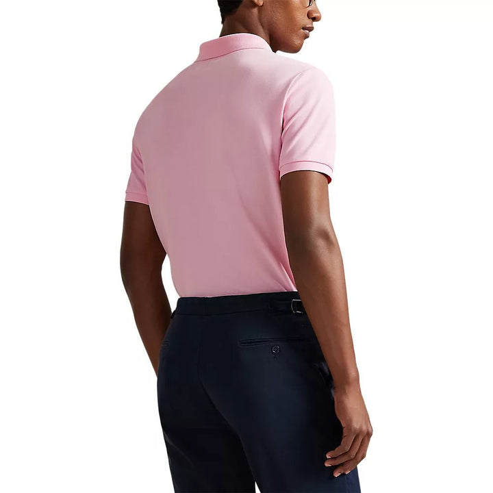 POLO RALPH LAUREN - Polo en piqué stretch Custom Slim Fit Rose - Lothaire