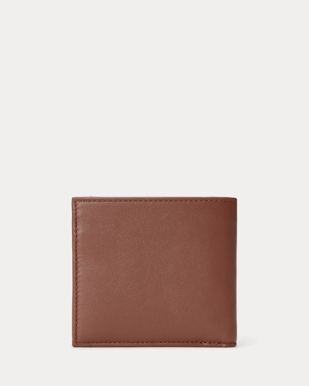 POLO RALPH LAUREN - Portefeuille en cuir lisse Marron - Lothaire