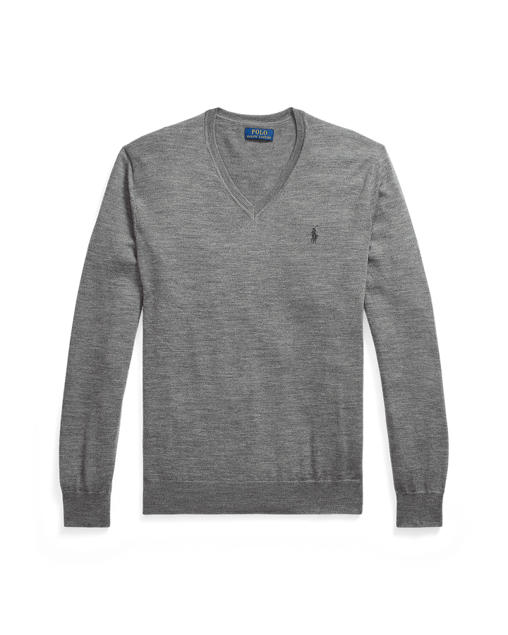 POLO RALPH LAUREN - Pull col en V en laine lavable Slim Fit - Lothaire