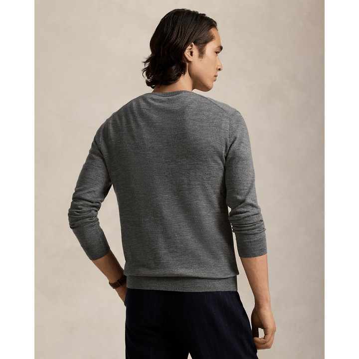 POLO RALPH LAUREN - Pull col en V en laine lavable Slim Fit - Lothaire