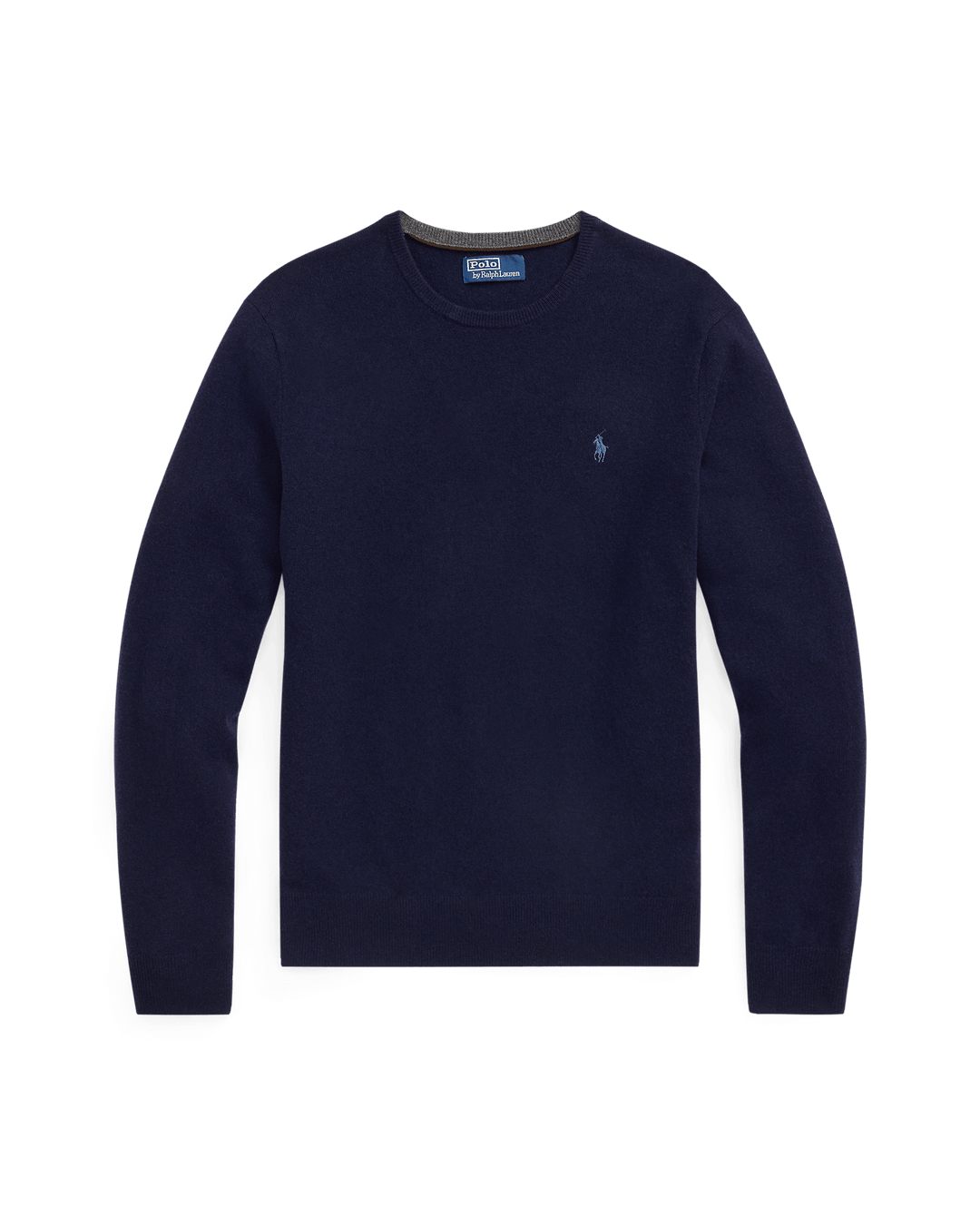 POLO RALPH LAUREN - Pull col rond en laine Marine chasseur - Lothaire