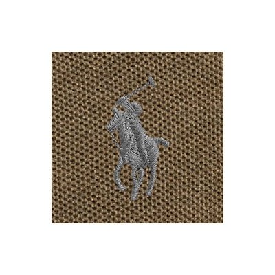 Polo Ralph Lauren - Pull demi - zippé en coton piqué marron - Lothaire
