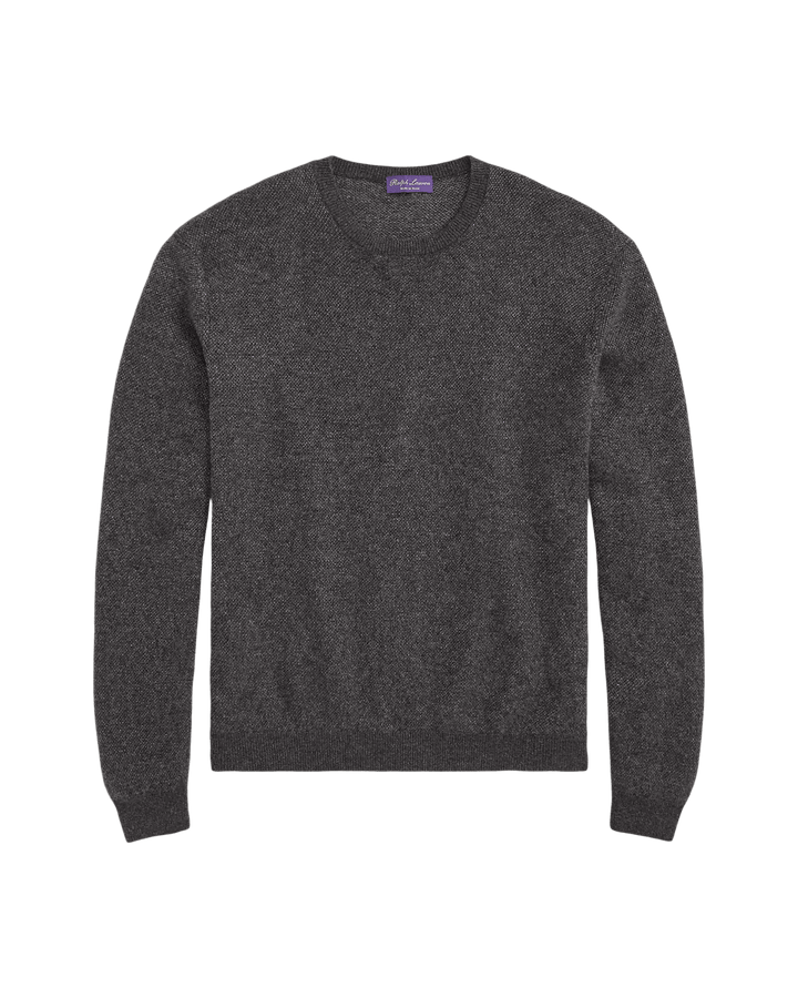 POLO RALPH LAUREN - Pull en cachemire Birdseye Gris foncé chiné - Lothaire