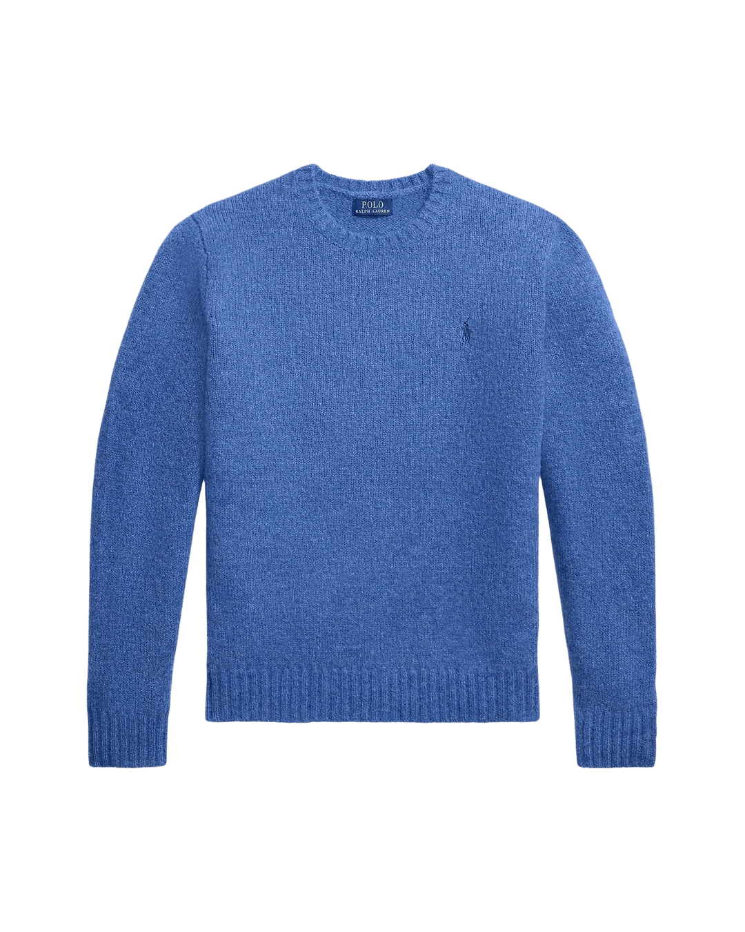 POLO RALPH LAUREN - Pull texturé à col rond Bleu chiné - Lothaire