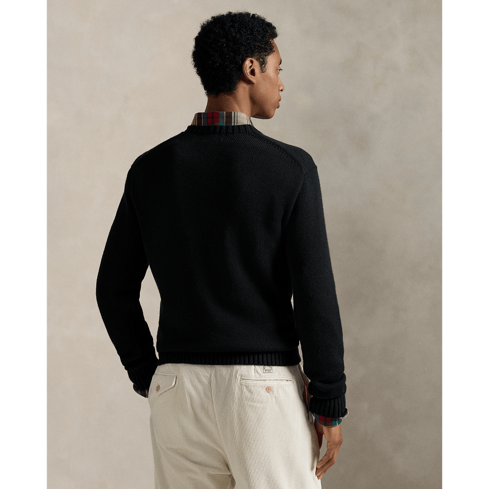 POLO RALPH LAUREN - Pulls Noir Polo Holiday Bear - Lothaire