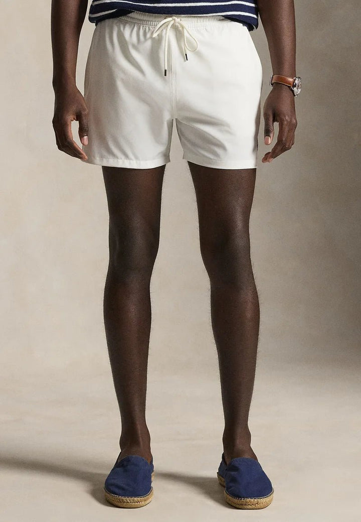 POLO RALPH LAUREN - Short bain Traveler Classic Fit stretch Blanc - Lothaire