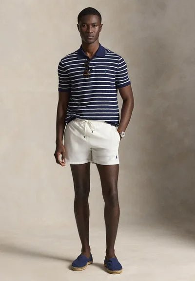 POLO RALPH LAUREN - Short bain Traveler Classic Fit stretch Blanc - Lothaire