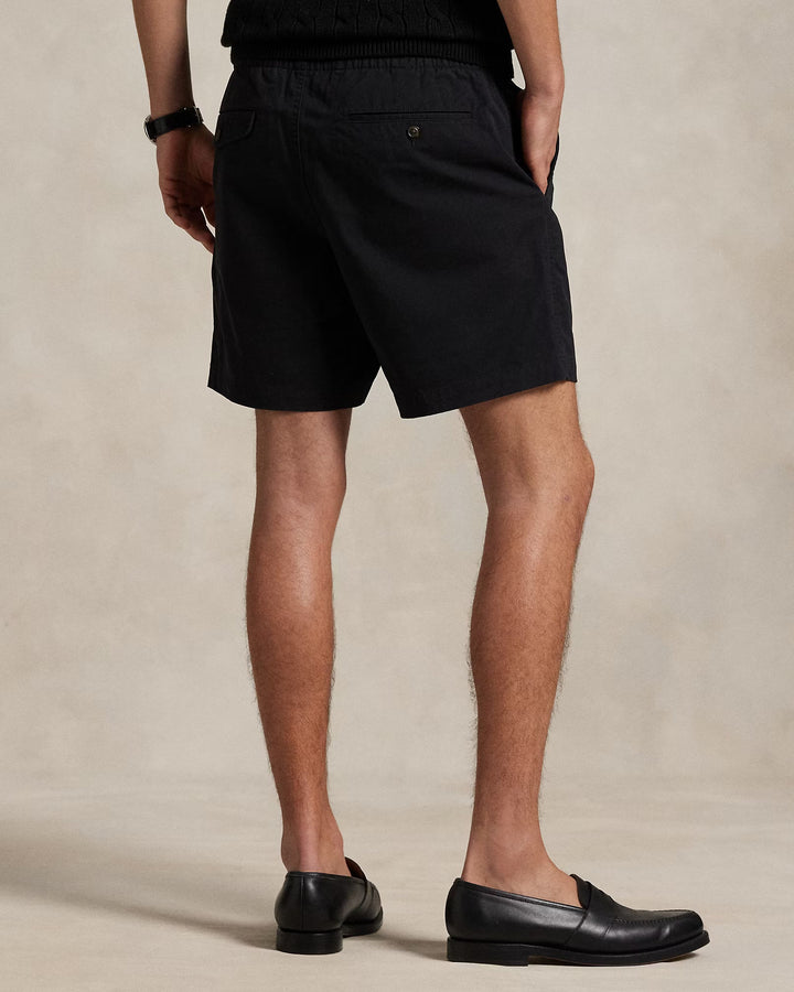 POLO RALPH LAUREN - Short chino Prepster stretch 6 pouces Noir - Lothaire