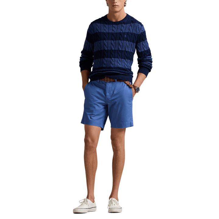 POLO RALPH LAUREN - Short chino stretch Straight Fit Bleu - Lothaire