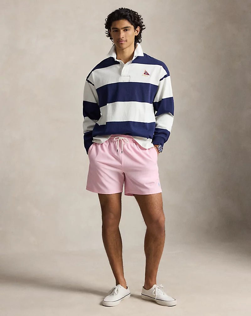 POLO RALPH LAUREN - Short de bain Traveler classique 14,5 cm Rose - Lothaire