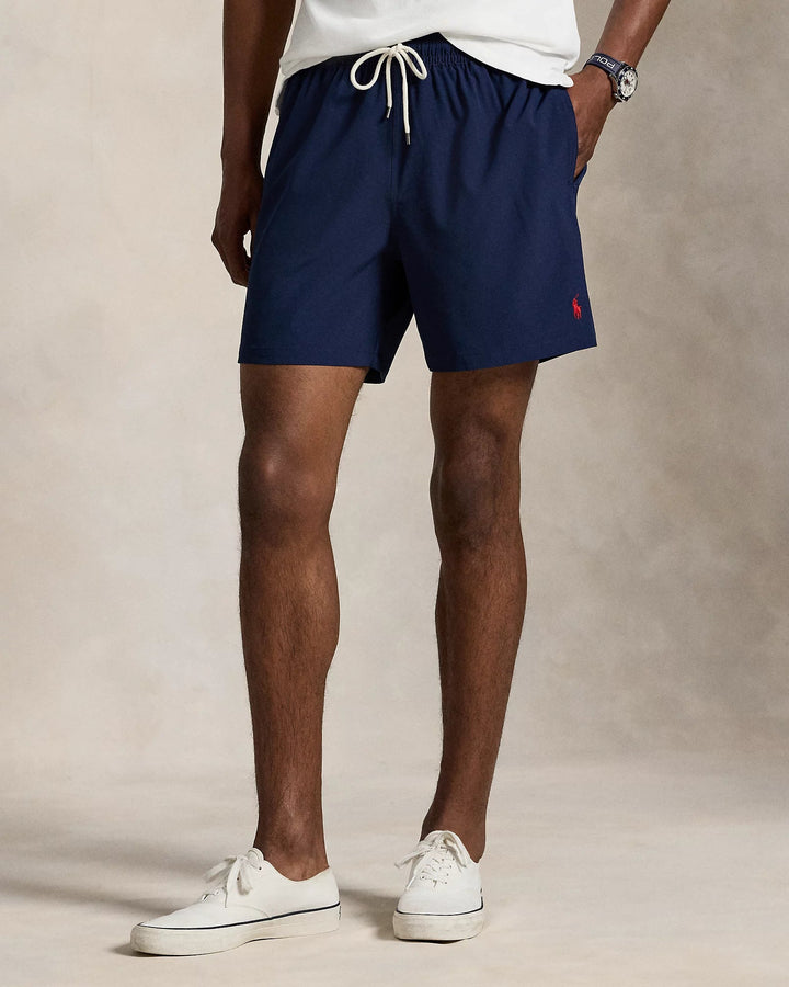 POLO RALPH LAUREN - Short de bain Traveler classique 14,6 cm Marine Newport - Lothaire