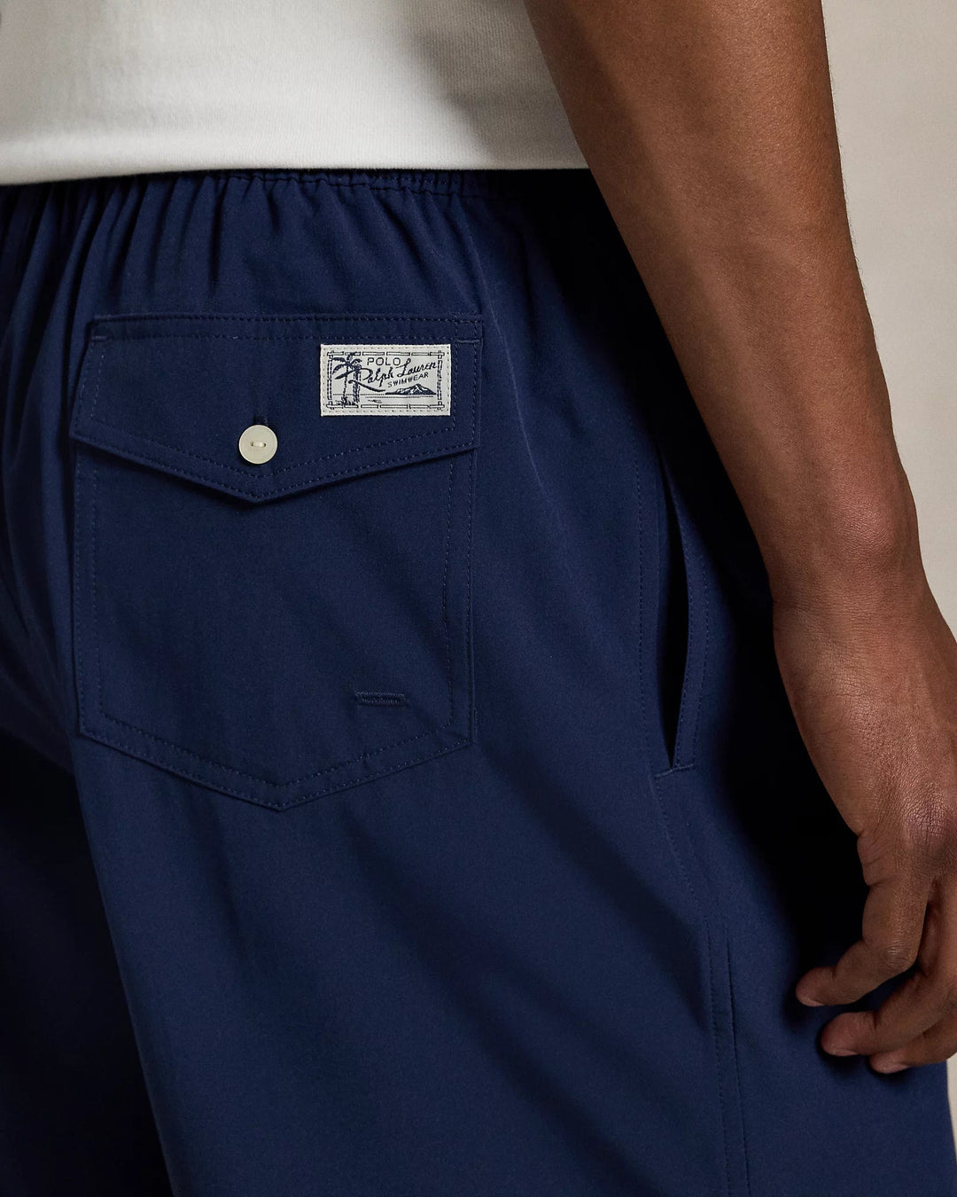 POLO RALPH LAUREN - Short de bain Traveler classique 14,6 cm Marine Newport - Lothaire