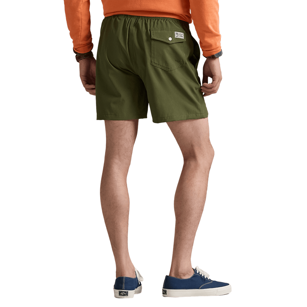 POLO RALPH LAUREN - Short de bain Traveler classique Olive - Lothaire