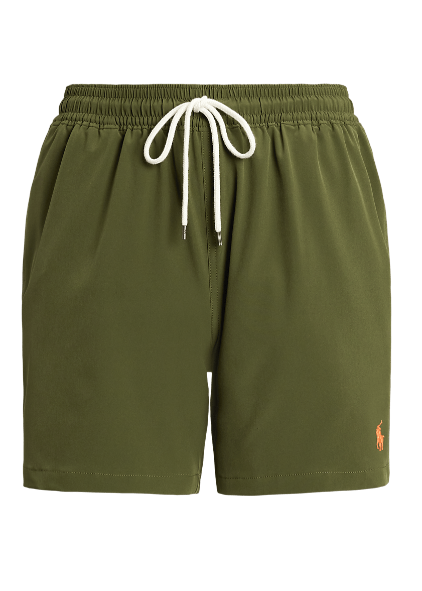 POLO RALPH LAUREN - Short de bain Traveler classique Olive - Lothaire