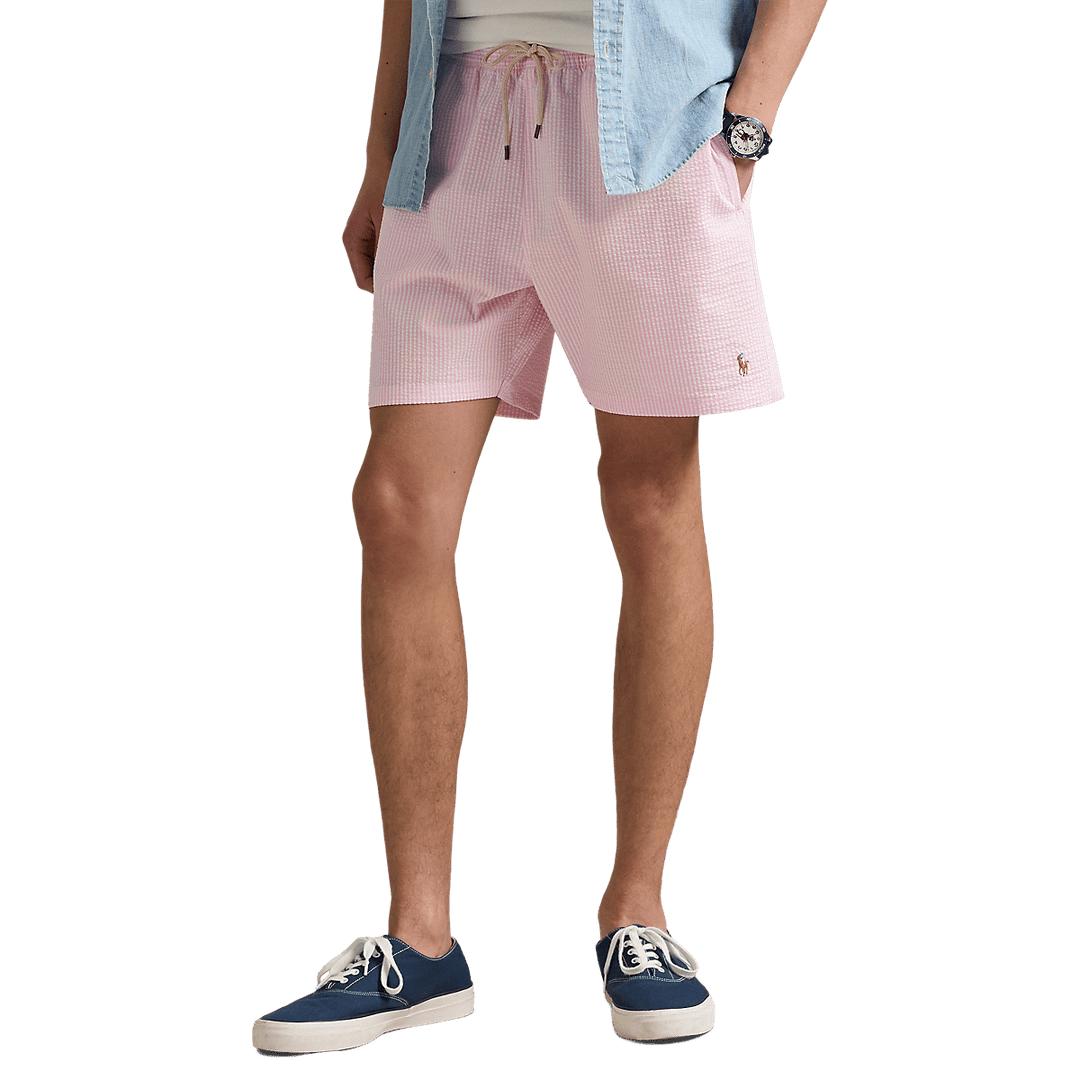 POLO RALPH LAUREN - Short de bain Traveler classique Rose - Lothaire