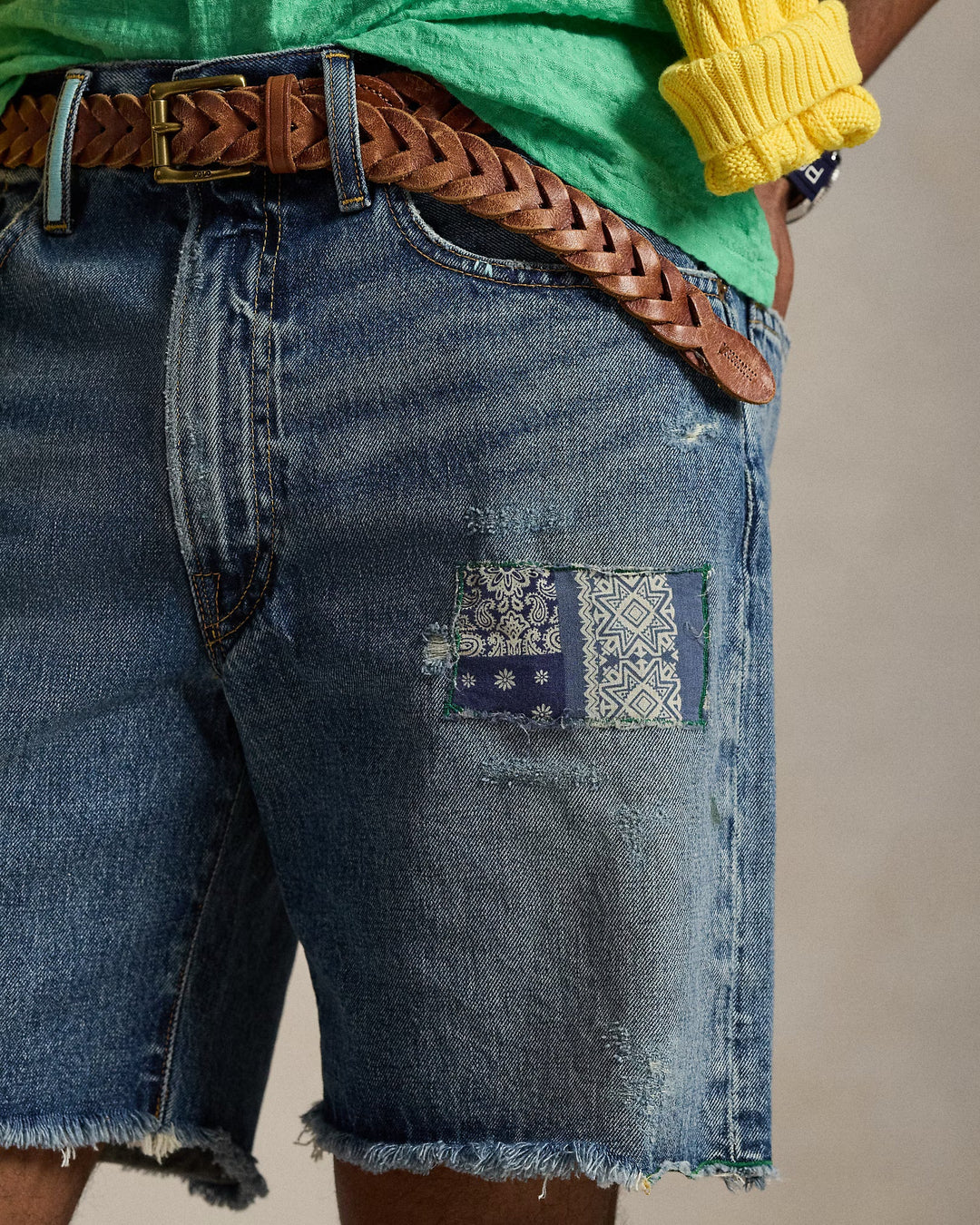 POLO RALPH LAUREN - Short en denim Vintage Classic Fit Junegrass Bleu - Lothaire