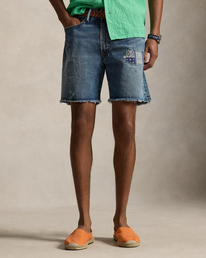 POLO RALPH LAUREN - Short en denim Vintage Classic Fit Junegrass Bleu - Lothaire