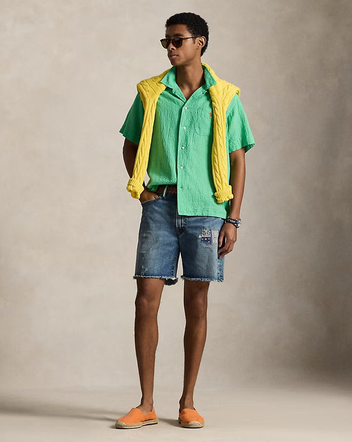 POLO RALPH LAUREN - Short en denim Vintage Classic Fit Junegrass Bleu - Lothaire