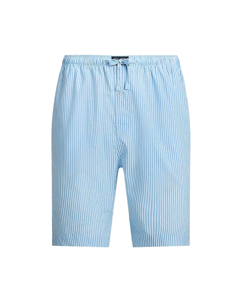 POLO RALPH LAUREN - Short en seersucker à rayures Blanches et bleues - Lothaire