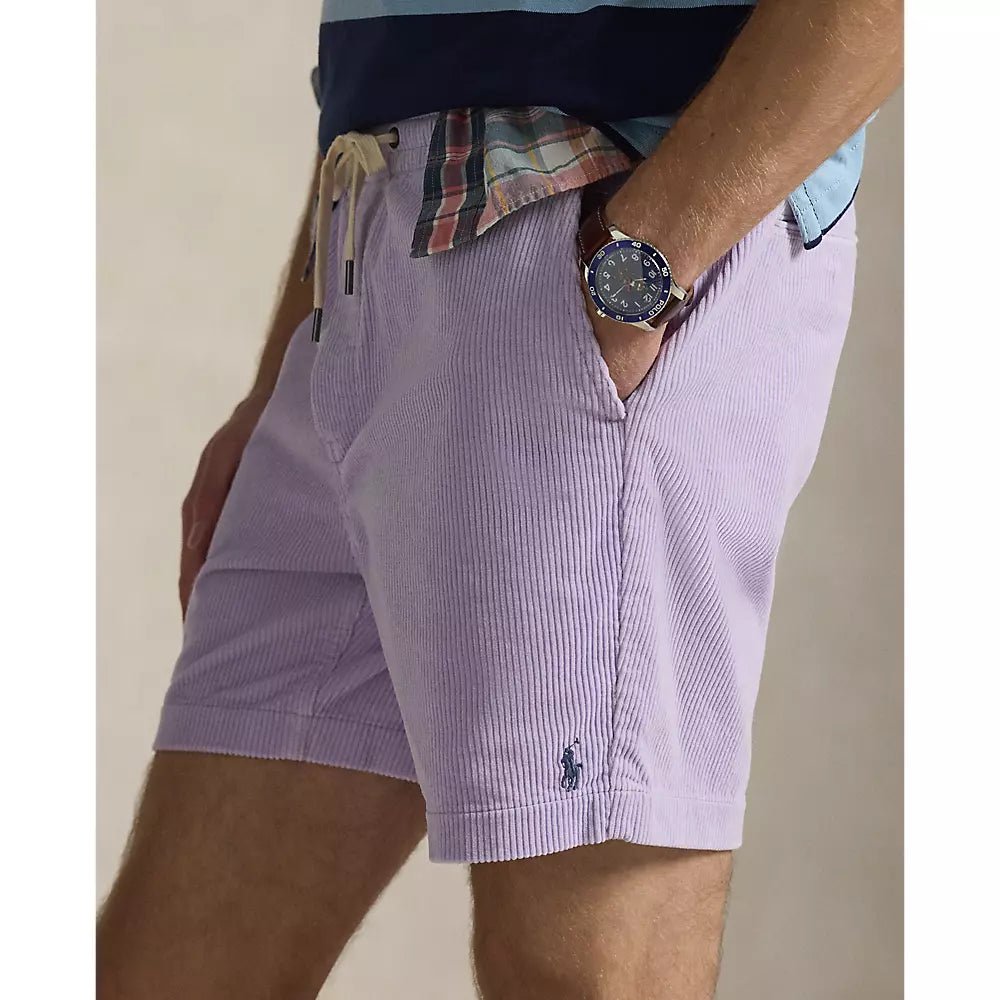 POLO RALPH LAUREN - Short en velours côtelé Polo Prepster 15,2 cm Violet clair - Lothaire
