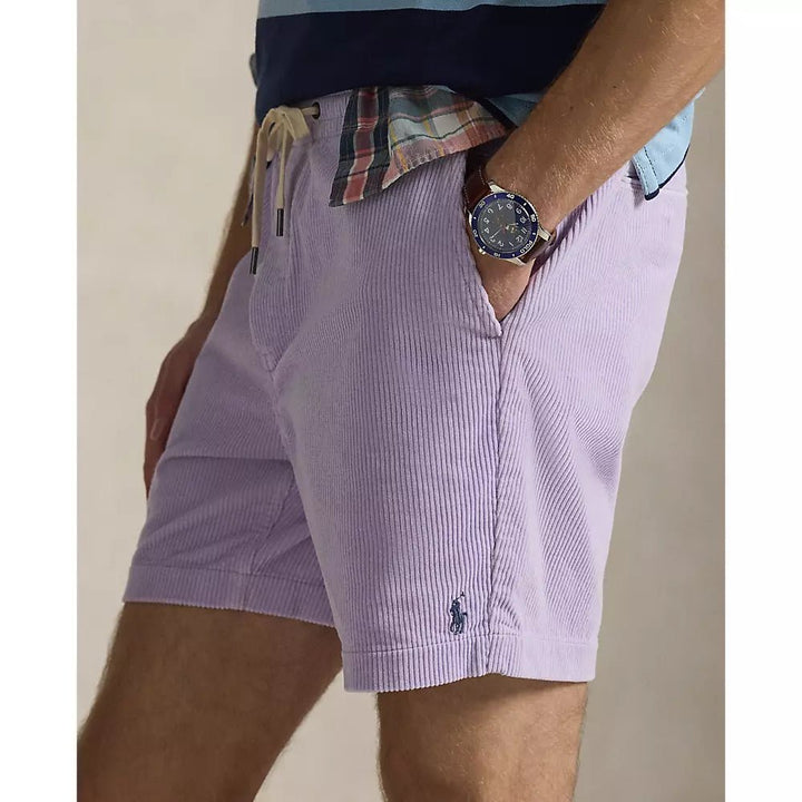 POLO RALPH LAUREN - Short en velours côtelé Polo Prepster 15,2 cm Violet clair - Lothaire