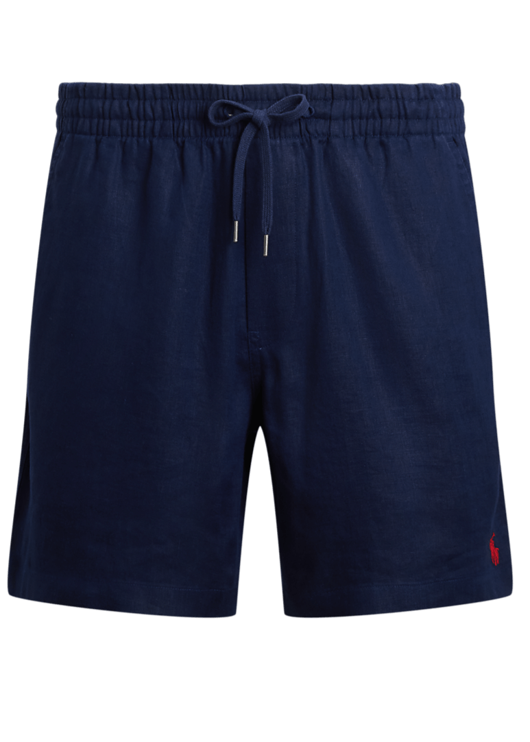 POLO RALPH LAUREN - Short Polo prepster en lin Bleu marine - Lothaire