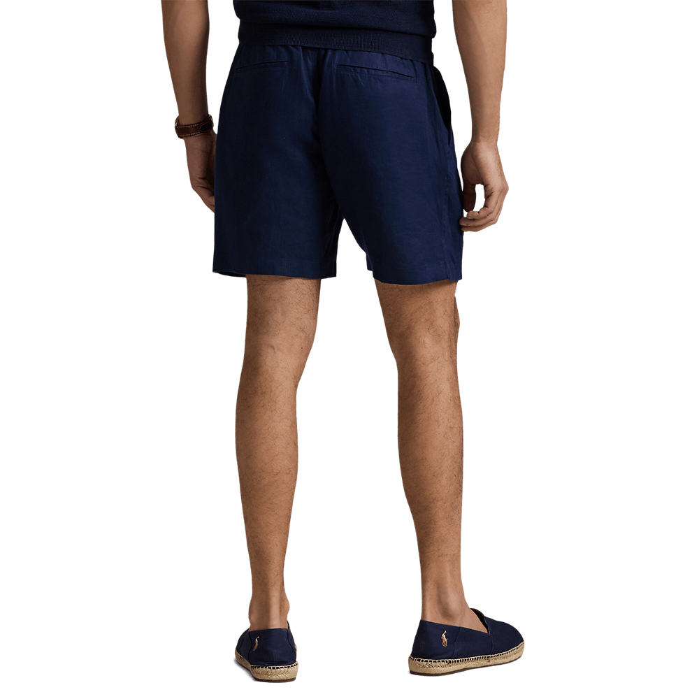 POLO RALPH LAUREN - Short Polo prepster en lin Bleu marine - Lothaire