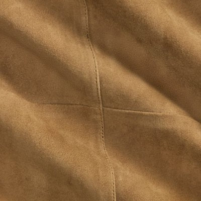 POLO RALPH LAUREN - Surchemise Barron Lux en Daim d'Agneau Marron Camel Foncé - Lothaire