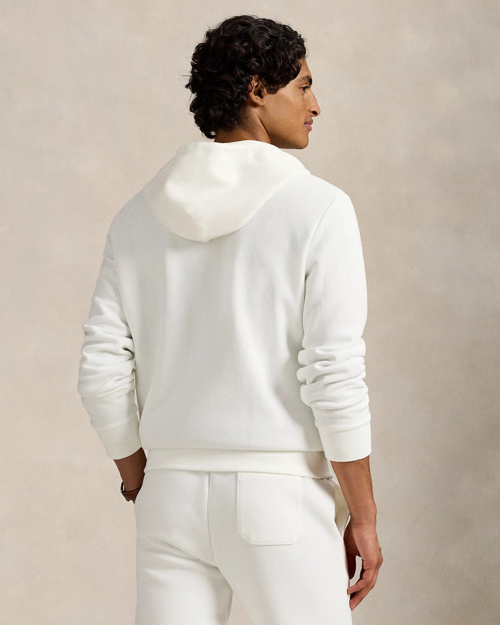 POLO RALPH LAUREN - Sweat à capuche en maille double Blanc - Lothaire