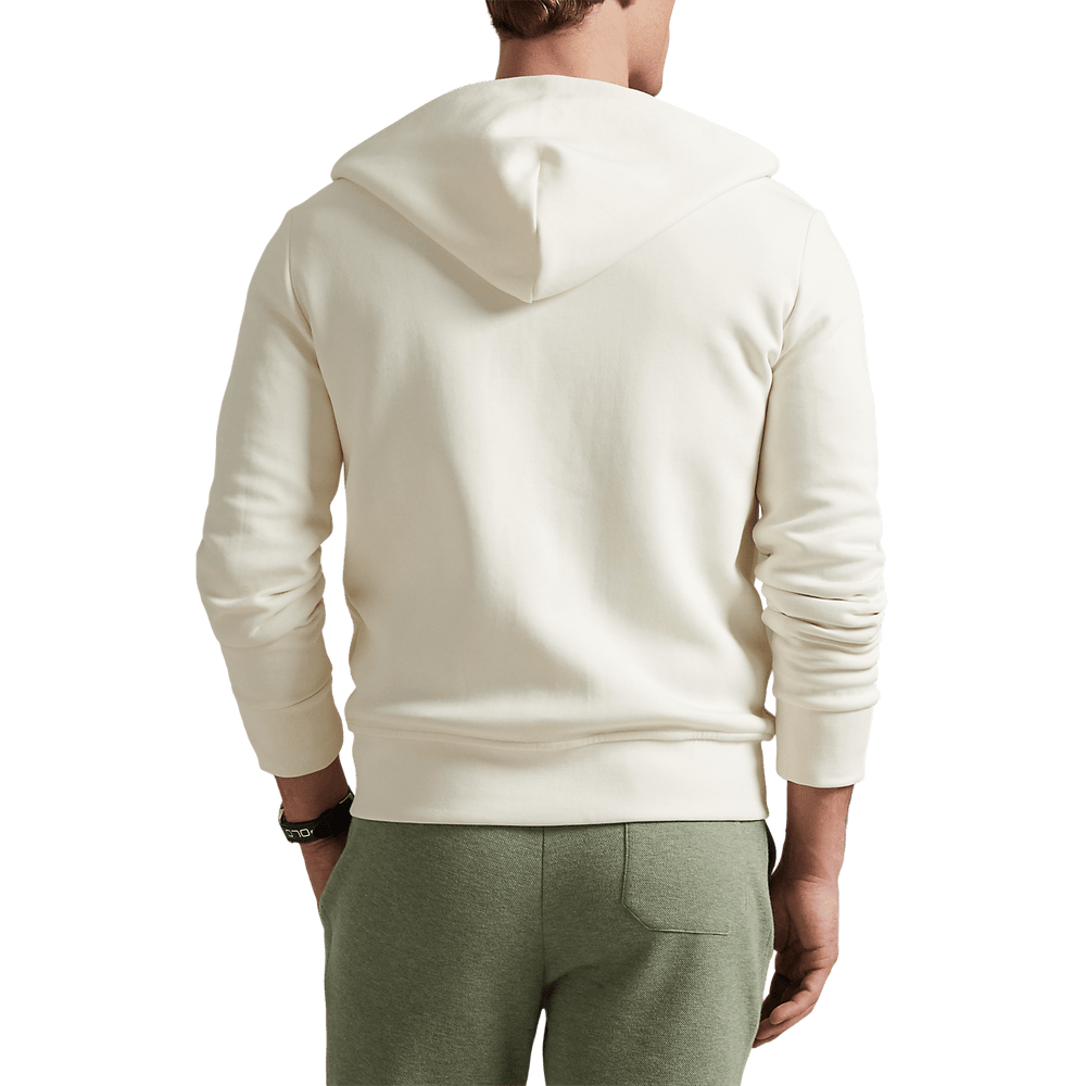 POLO RALPH LAUREN - Sweat à capuche en maille double Crème clair - Lothaire