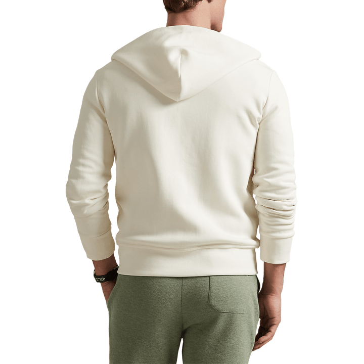 POLO RALPH LAUREN - Sweat à capuche en maille double Crème clair - Lothaire