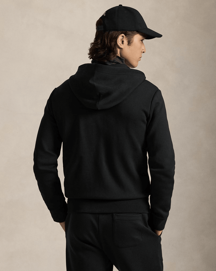 POLO RALPH LAUREN - Sweat à capuche en maille double Noir - Lothaire
