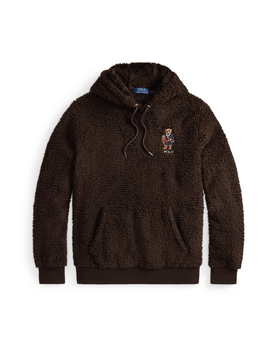 POLO RALPH LAUREN - Sweat à capuche en molleton Polo Bear Pile Marron - Lothaire