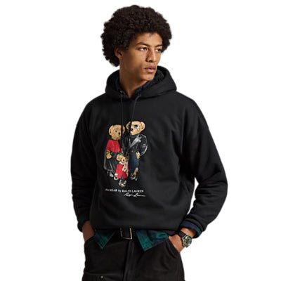 POLO RALPH LAUREN - Sweat à Capuche en Molleton Polo Bears Noir - Lothaire