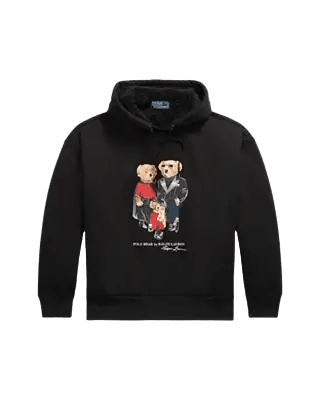 POLO RALPH LAUREN - Sweat à Capuche en Molleton Polo Bears Noir - Lothaire