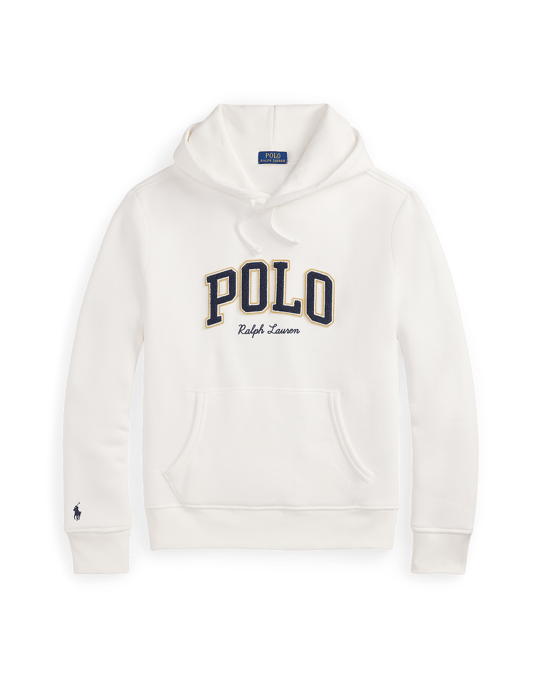 POLO RALPH LAUREN - Sweat à capuche logo en molleton Blanc - Lothaire