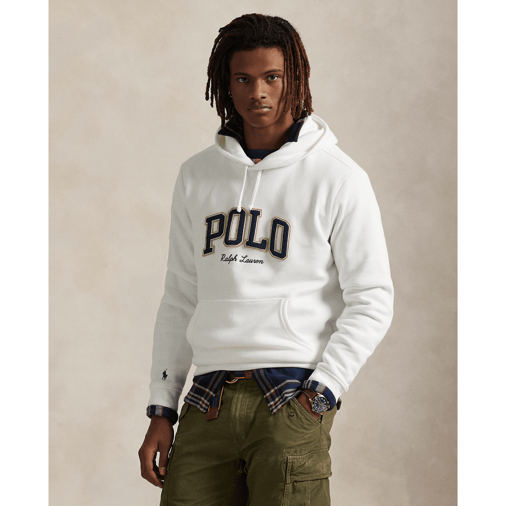 POLO RALPH LAUREN - Sweat à capuche logo en molleton Blanc - Lothaire