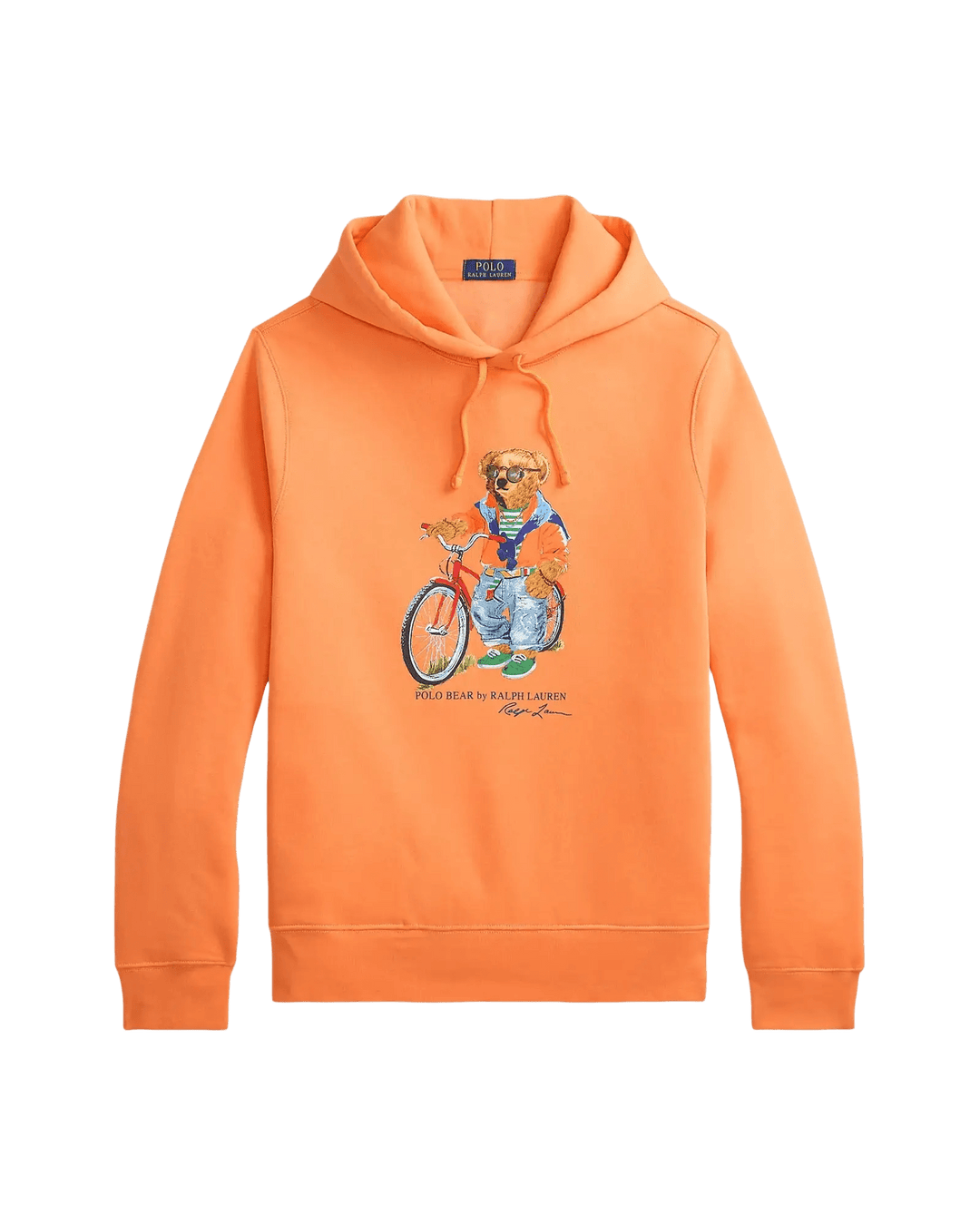 POLO RALPH LAUREN - Sweat à capuche Polo Bear en molleton Orange vif - Lothaire