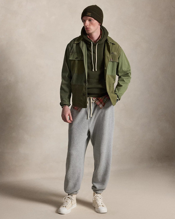 POLO RALPH LAUREN - Sweat à capuche RL en molleton Vert olive - Lothaire