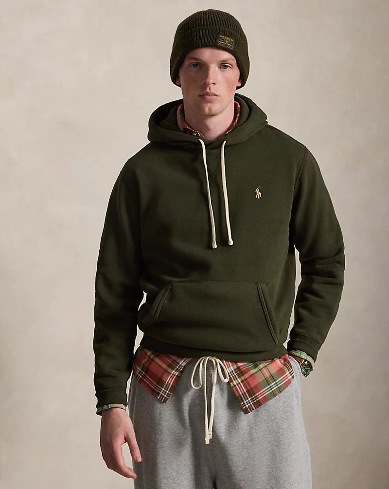 POLO RALPH LAUREN - Sweat à capuche RL en molleton Vert olive - Lothaire