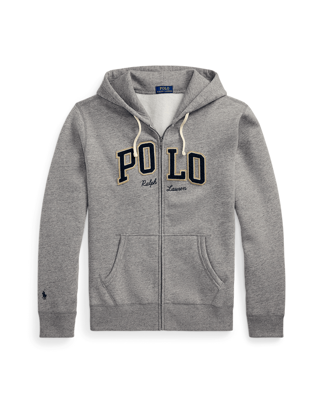POLO RALPH LAUREN - Sweat à capuche zippé en molleton Vintage heather - Lothaire